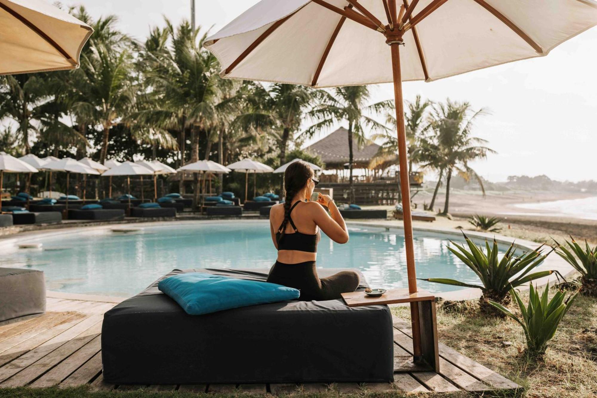 Hotel Komune And Beach Club Bali Keramas Kültér fotó